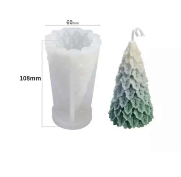 Molde Pino Hoja Nochebuena