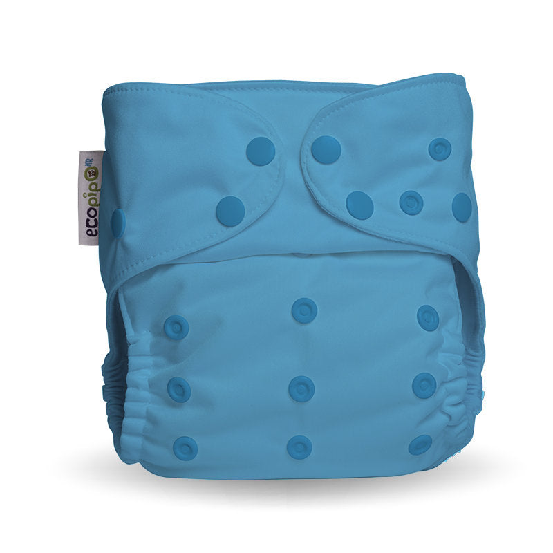 Pañal de tela premium Ecopipo unitalla liso con broches G4