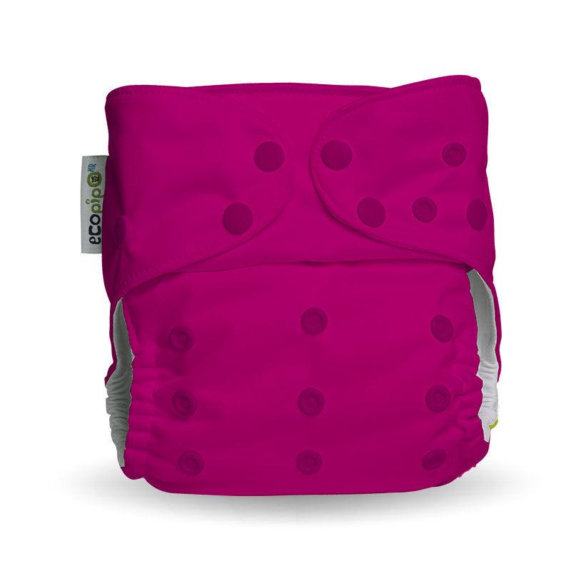 Pañal de tela premium Ecopipo unitalla liso con broches G4