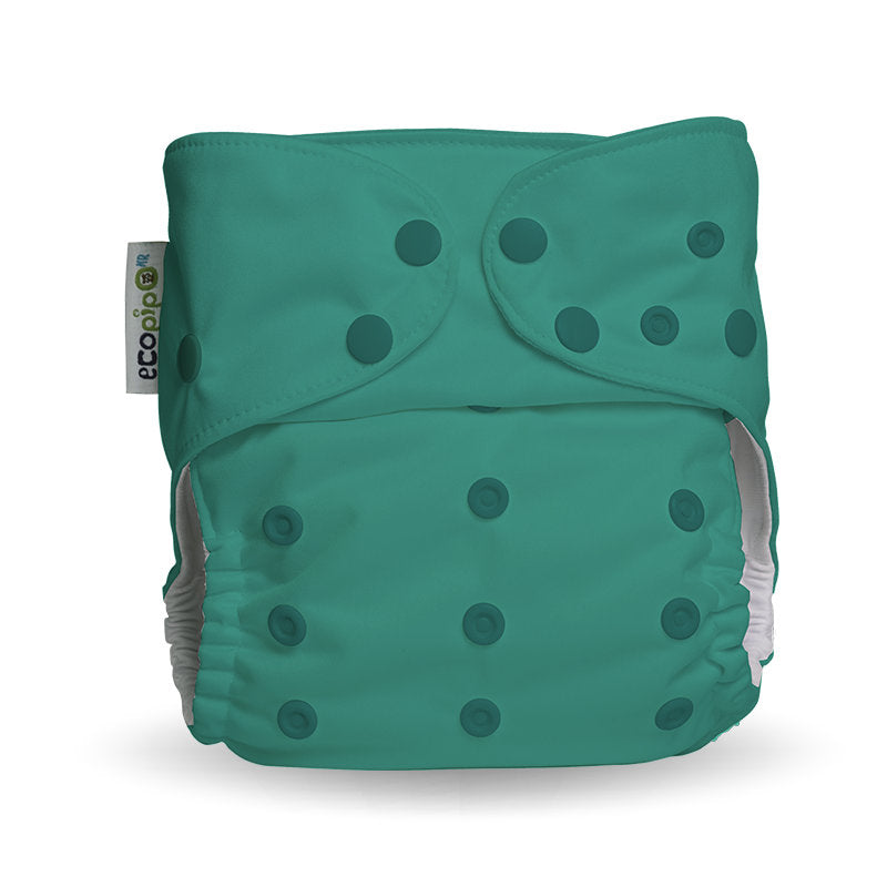Pañal de tela premium Ecopipo unitalla liso con broches G4