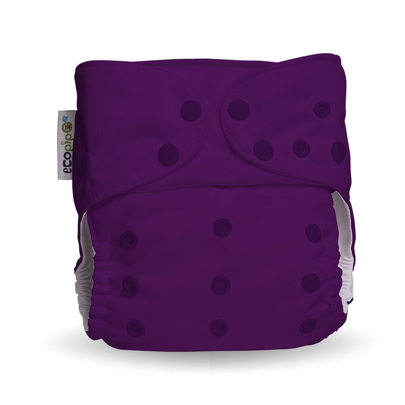 Pañal de tela premium Ecopipo unitalla liso con broches G4