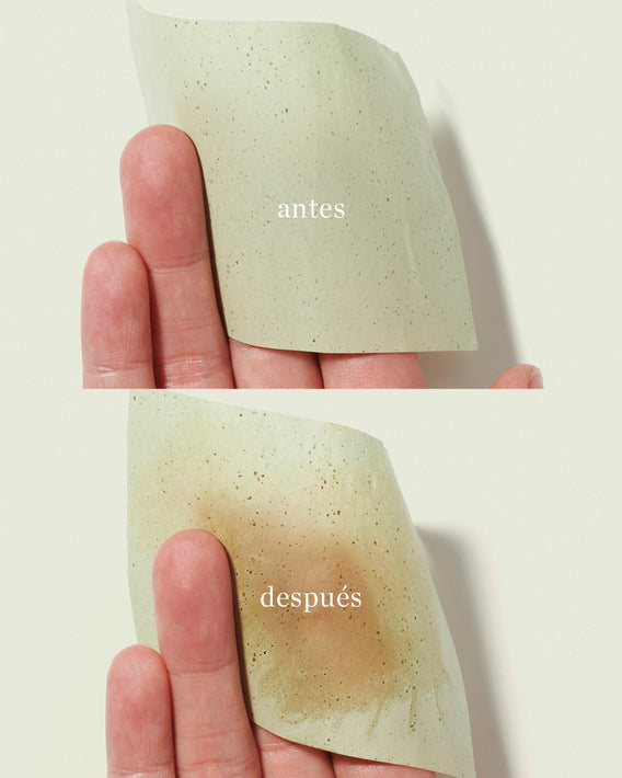 Papel matificante con té verde Ere Perez