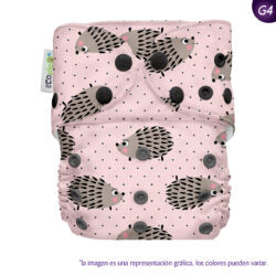 Pañal de tela unitalla estampado Ecopipo broches G4