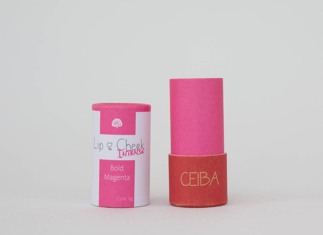 Bálsamo Lip & Cheek intense Bold Magenta Ceiba