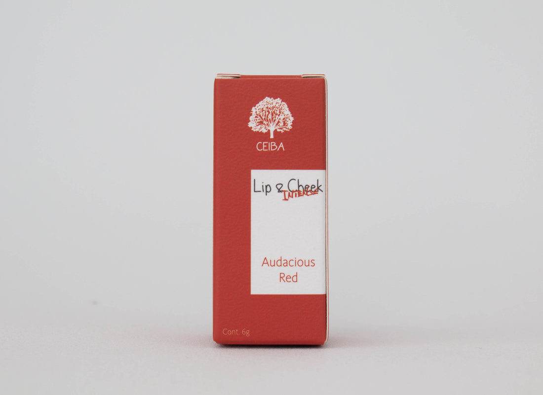 Bálsamo Lip & Cheek intense Audacious Red Ceiba