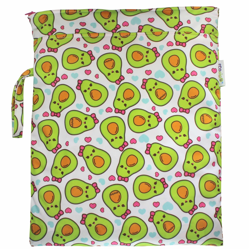Bolsa impermeable chica estampada para pañales Ecopipo