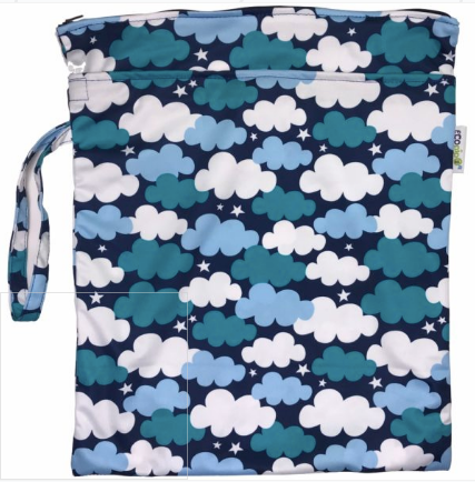 Bolsa impermeable chica estampada para pañales Ecopipo