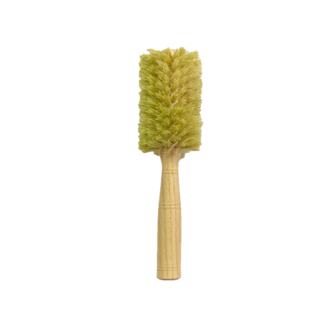 Cepillo capilar redondo de madera y cerdas naturales