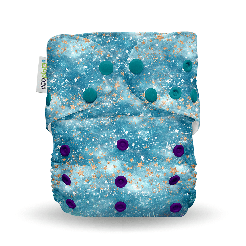 Pañal de tela unitalla estampado Ecopipo broches G4