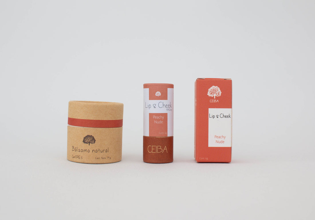 Bálsamo Lip & Cheek PEACHY NUDE Ceiba