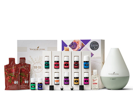 Kit de Inicio premium 12 aceites esenciales con difusor Young Living