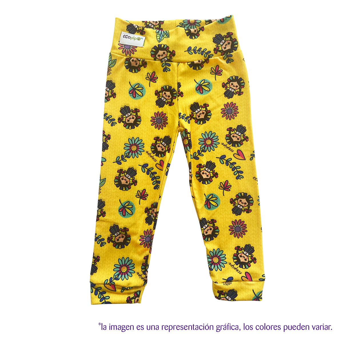 Leggings Ecopipo talla mediana 6 a 24 meses