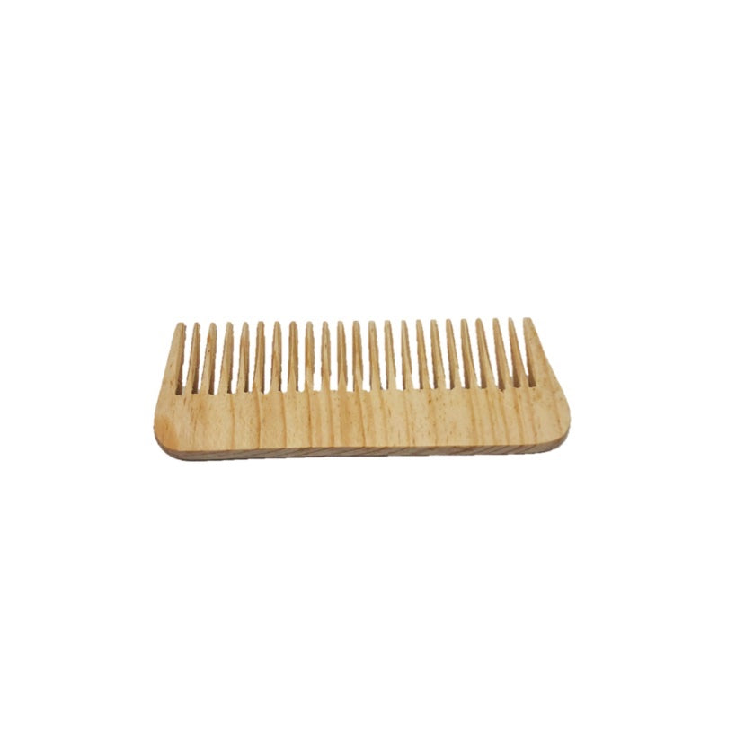 Peine para cabello de madera de pino natural