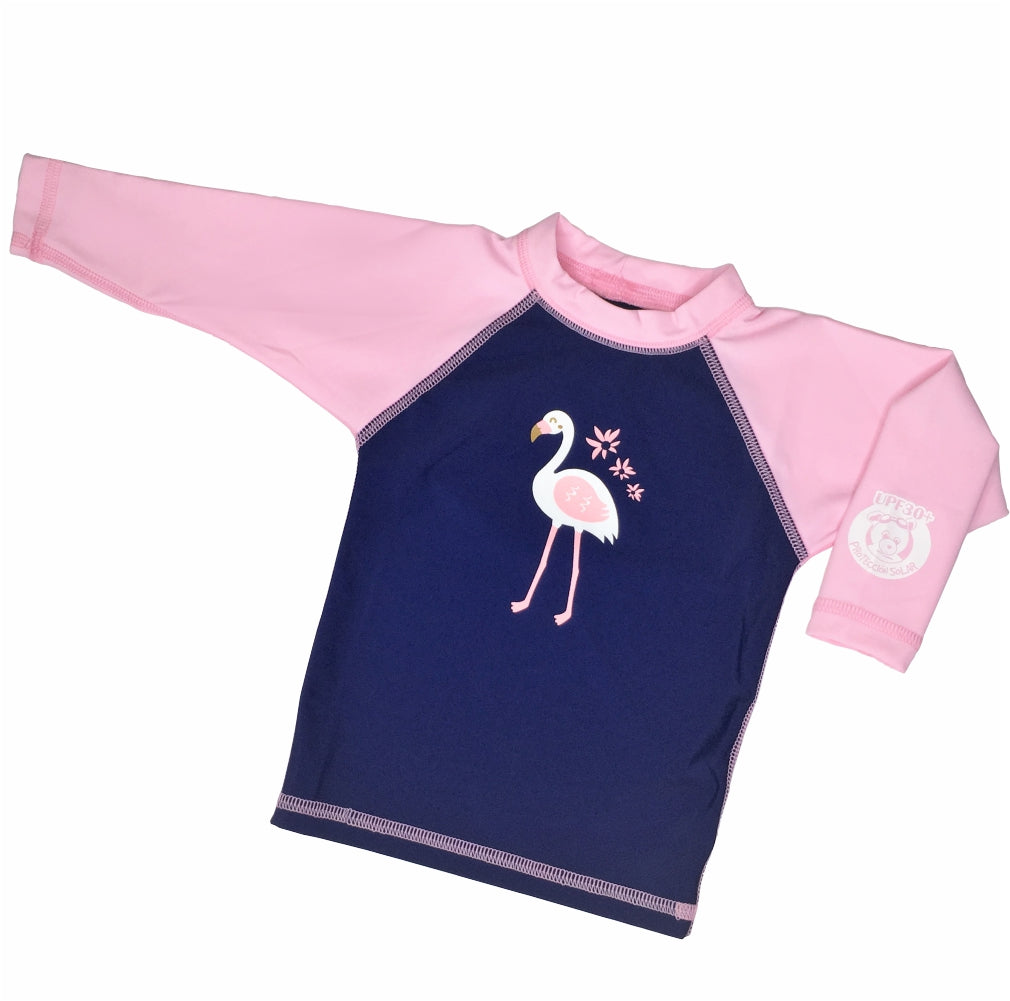 Playera natación Ecopipo - flamingos