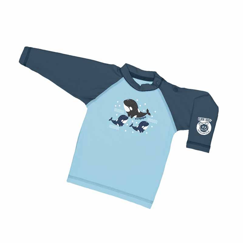 Playera natación Ecopipo - ballenitas