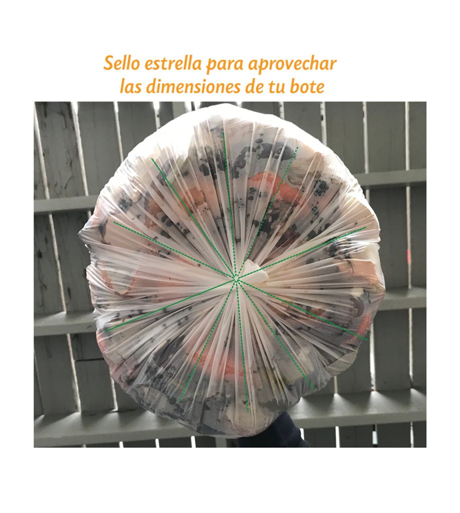 Paquete de 20 bolsas certificada biodegradable para basura chica