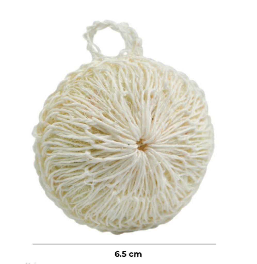 Esponja facial de fibras naturales