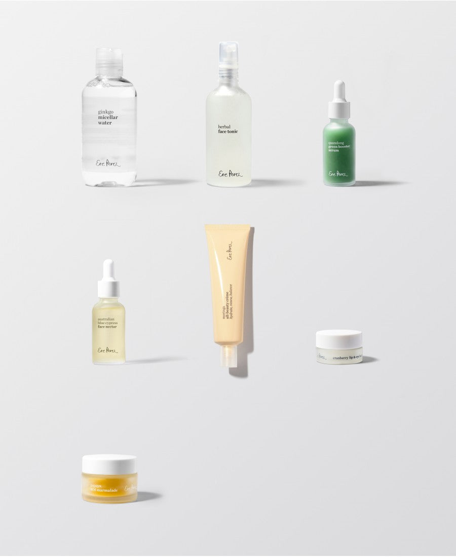 Complete skincare kit Ere Perez 7 productos