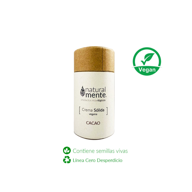Crema sólida vegana en barra