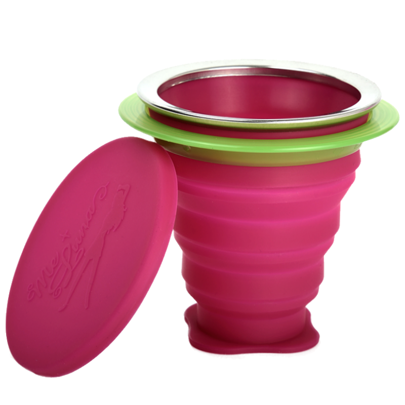 Vaso esterilizador de viaje para copa menstrual Me Luna