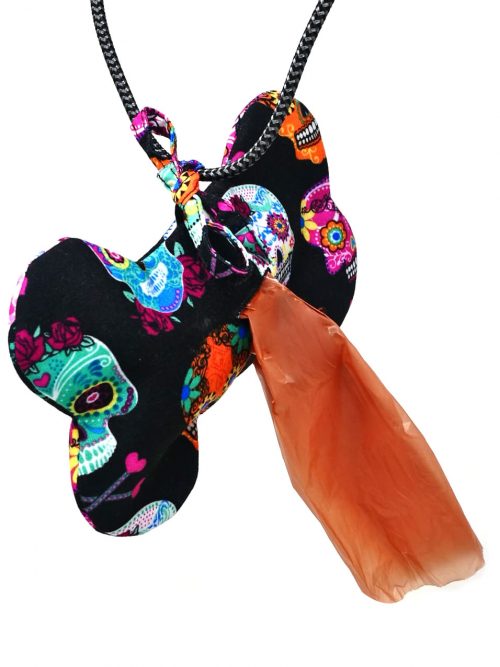 Dispensador de tela + 2 rollos de bolsas de heces de mascota