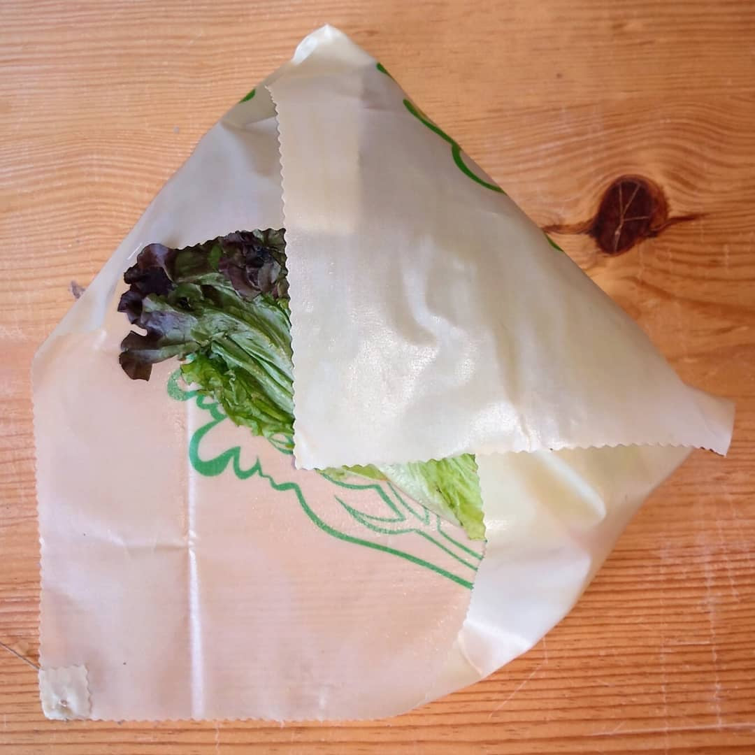 Apitela envoltura para lechuga reutilizable