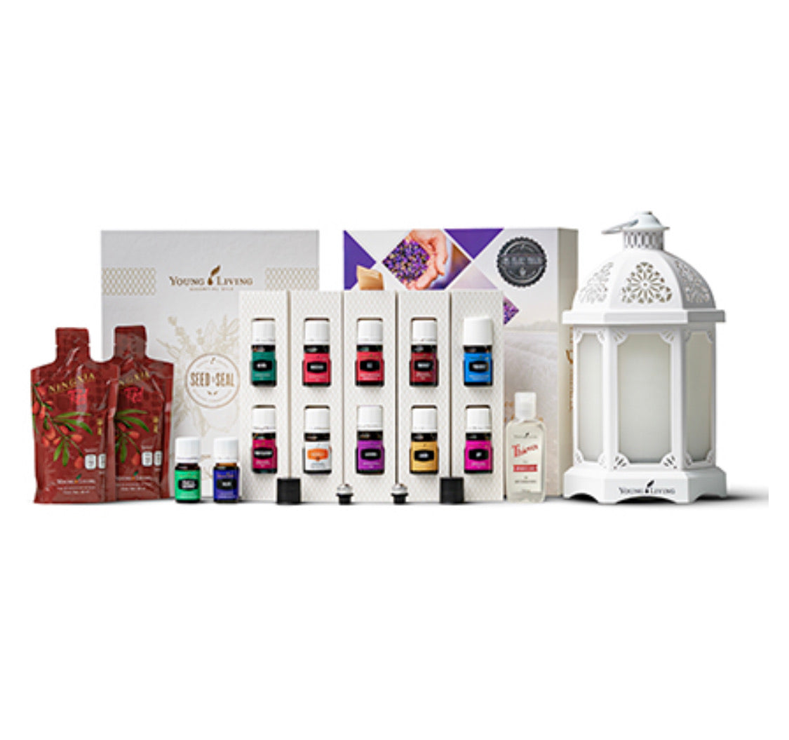 Kit de Inicio premium 12 aceites esenciales con difusor Young Living