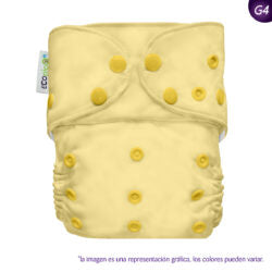 Pañal de tela premium Ecopipo unitalla liso con broches G4