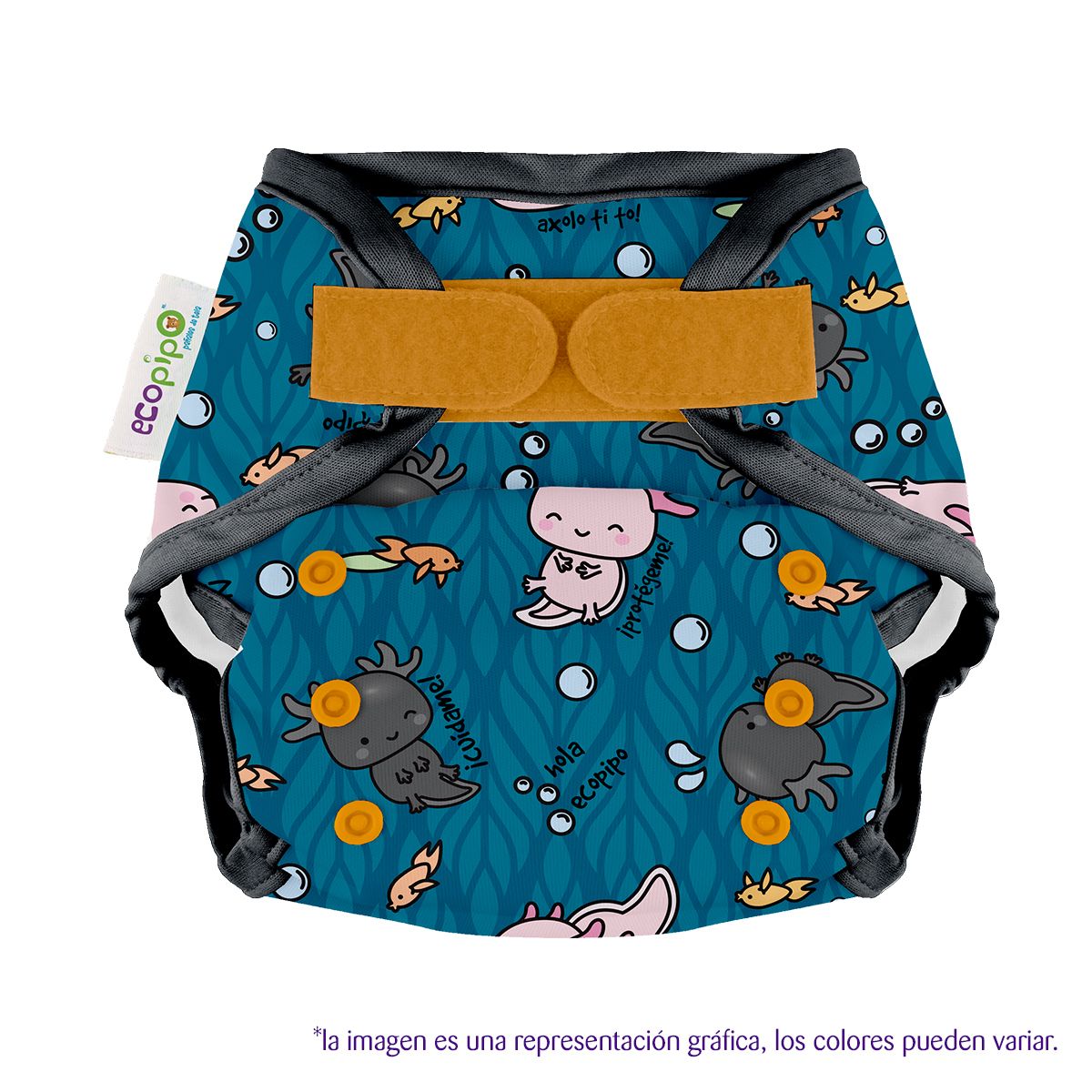 Cubierta estampada unitalla velcro