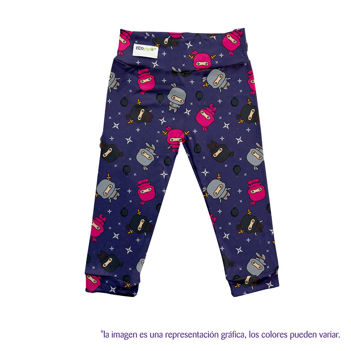 Leggings Ecopipo talla mediana 6 a 24 meses