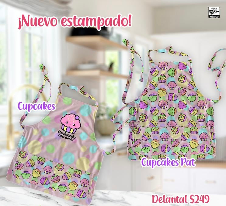 Delantal estampado ecopipo