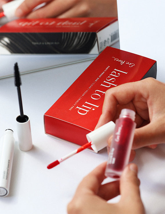 Kit ere perez set lash to lip tinte de betabel joy + máscara de aguacate black