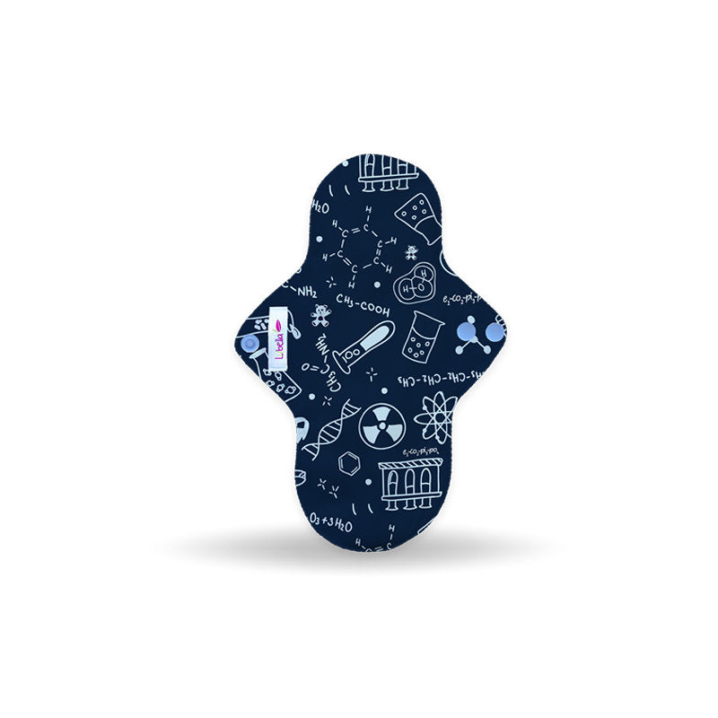 Toalla sanitaria regular ecológica estampada Lubella