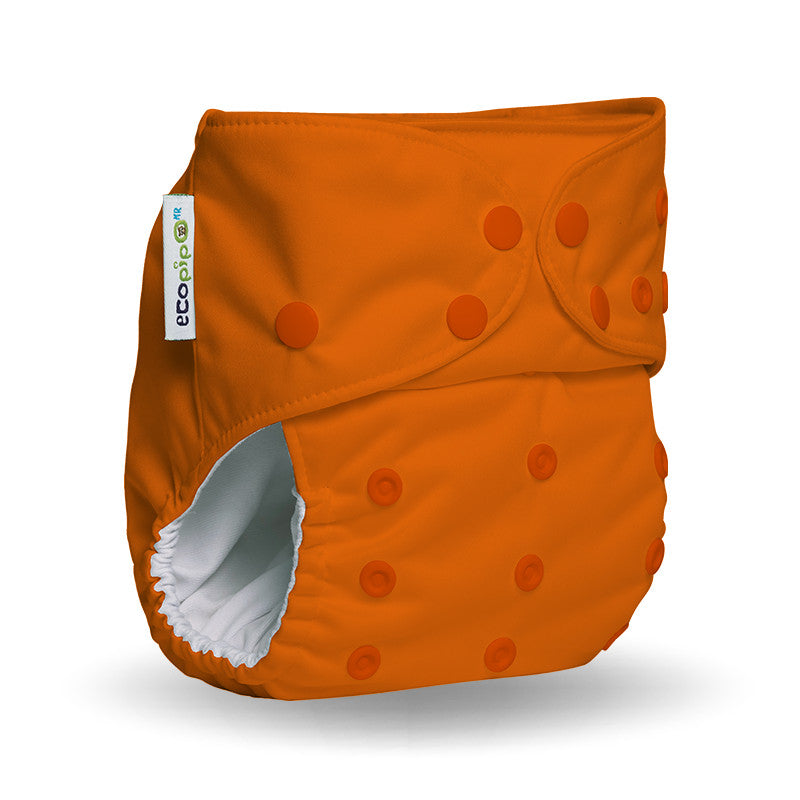 Pañal de tela premium Ecopipo unitalla liso con broches G4