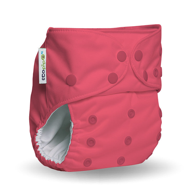 Pañal de tela premium Ecopipo unitalla liso con broches G4