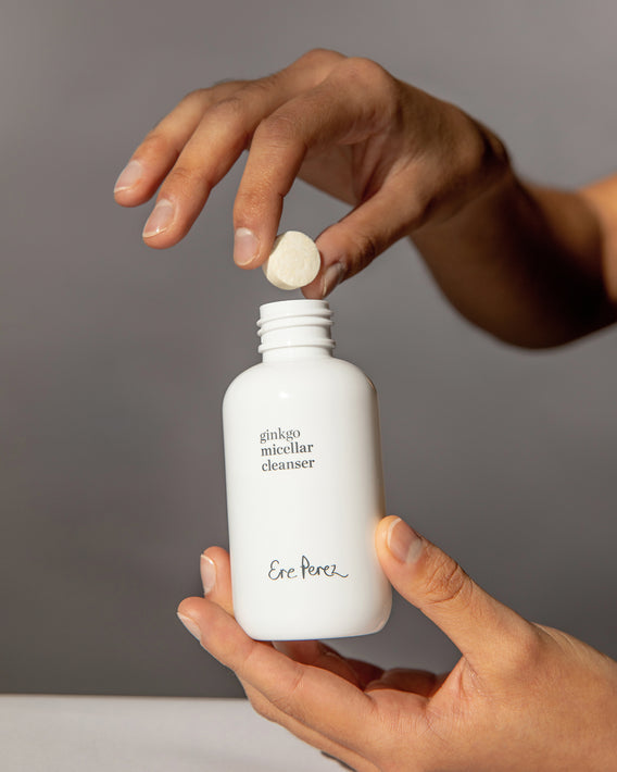 Agua micelar con ginkgo en tabletas Ere Perez