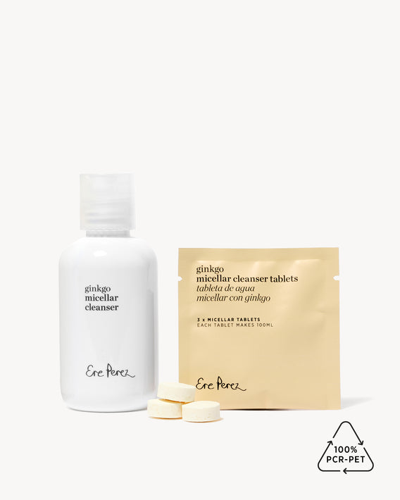 Agua micelar con ginkgo en tabletas Ere Perez