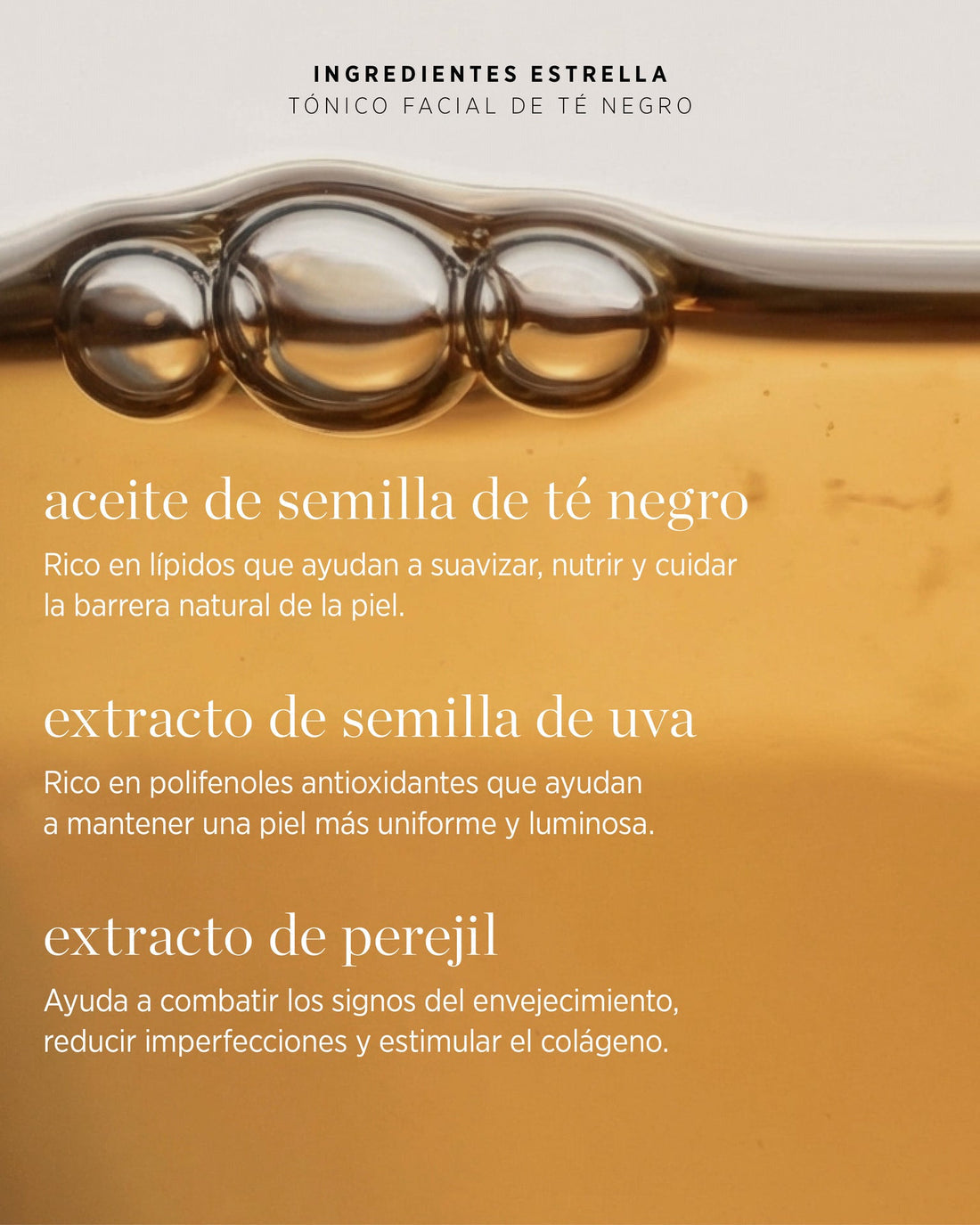 Tónico facial de té negro Ere Perez