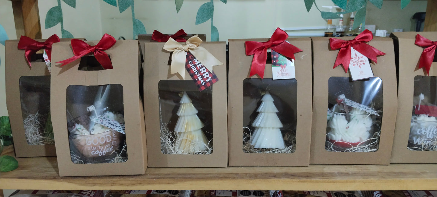 Velas figuras 3 piezas