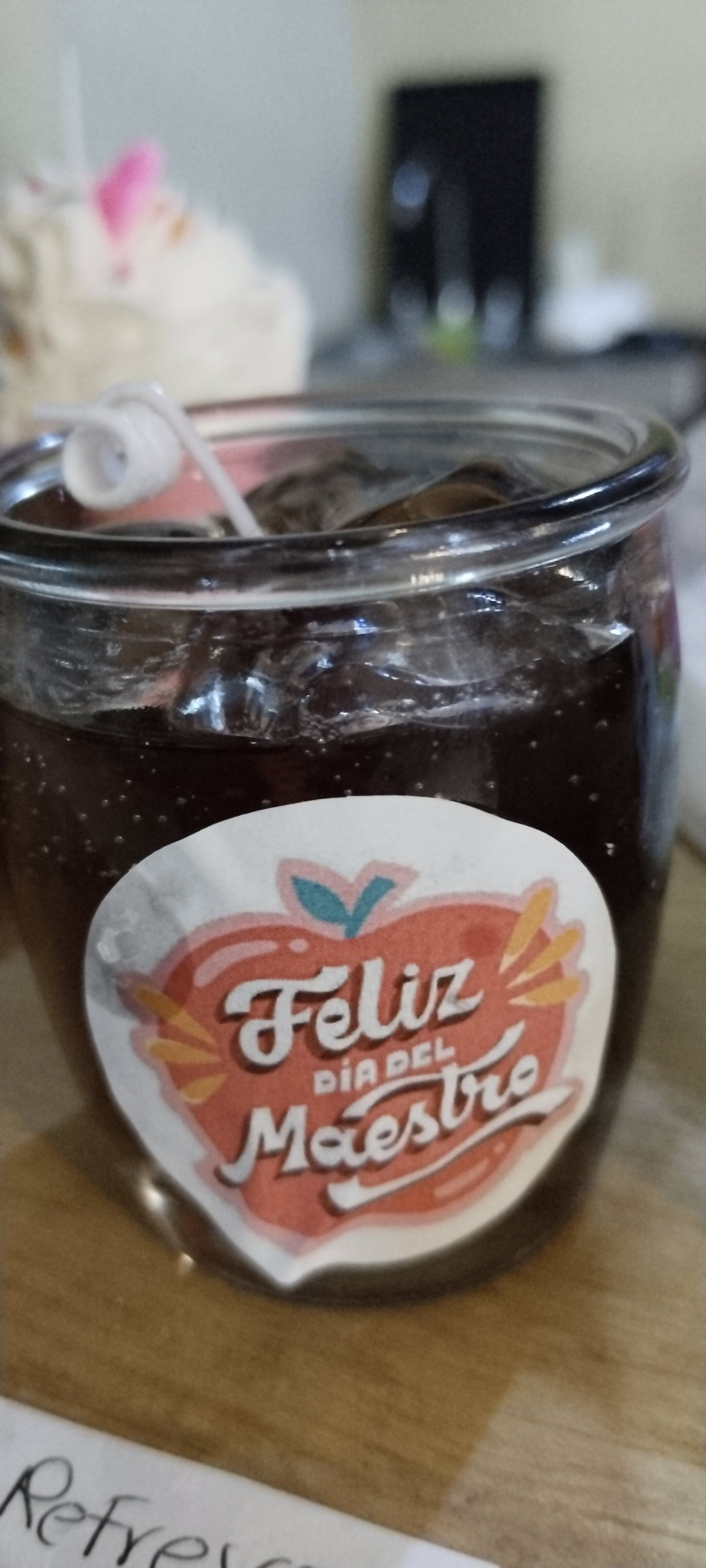 Refresco vela y capuchino