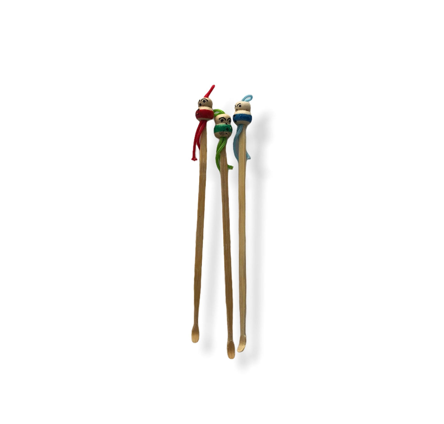 Limpiador de oídos de bambú reutilizable