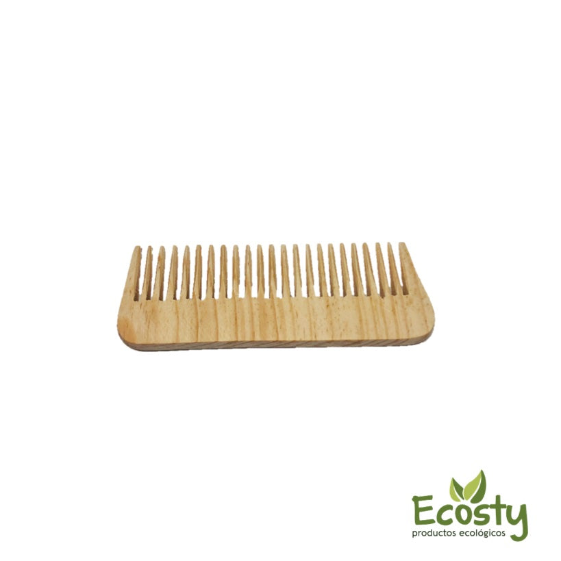 Peine para cabello de madera de pino natural
