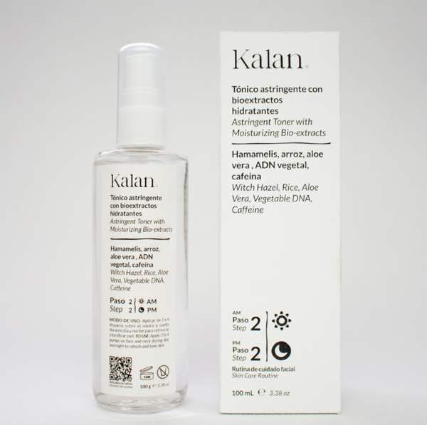 Tónico astringente con bioextractos hidratantes - 100 ML.