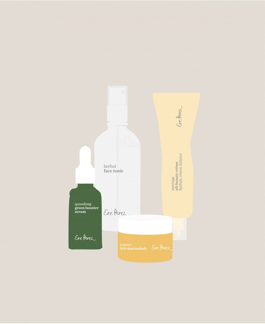 Daily skin-boost essentials Ere Perez 4 productos