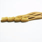 Cepillo de dientes de bambú cerdas beige